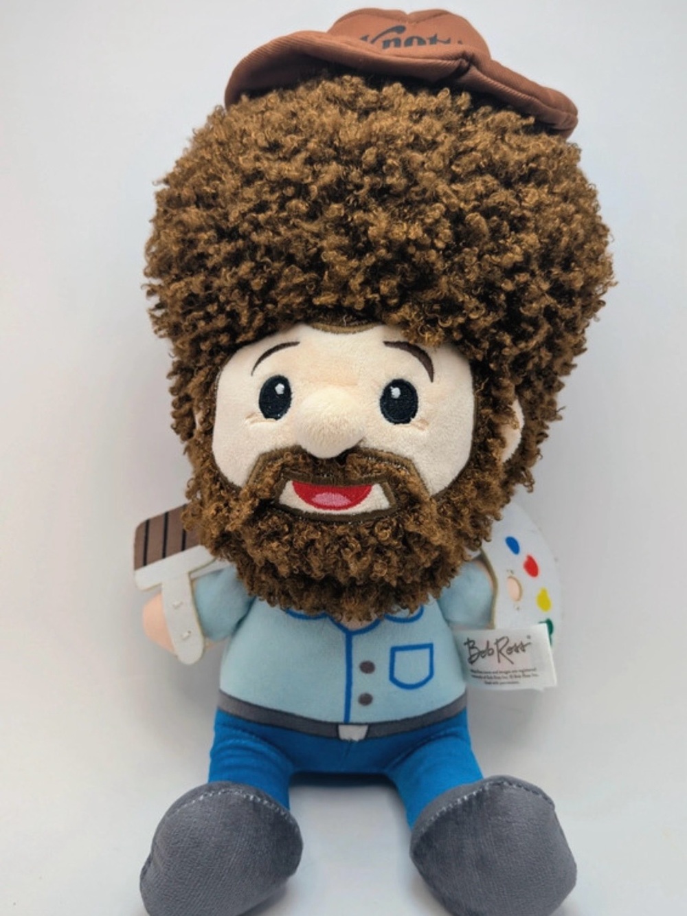 Bob Ross Plush Doll - Brown Hair & Beard Kids Stuffed Toy